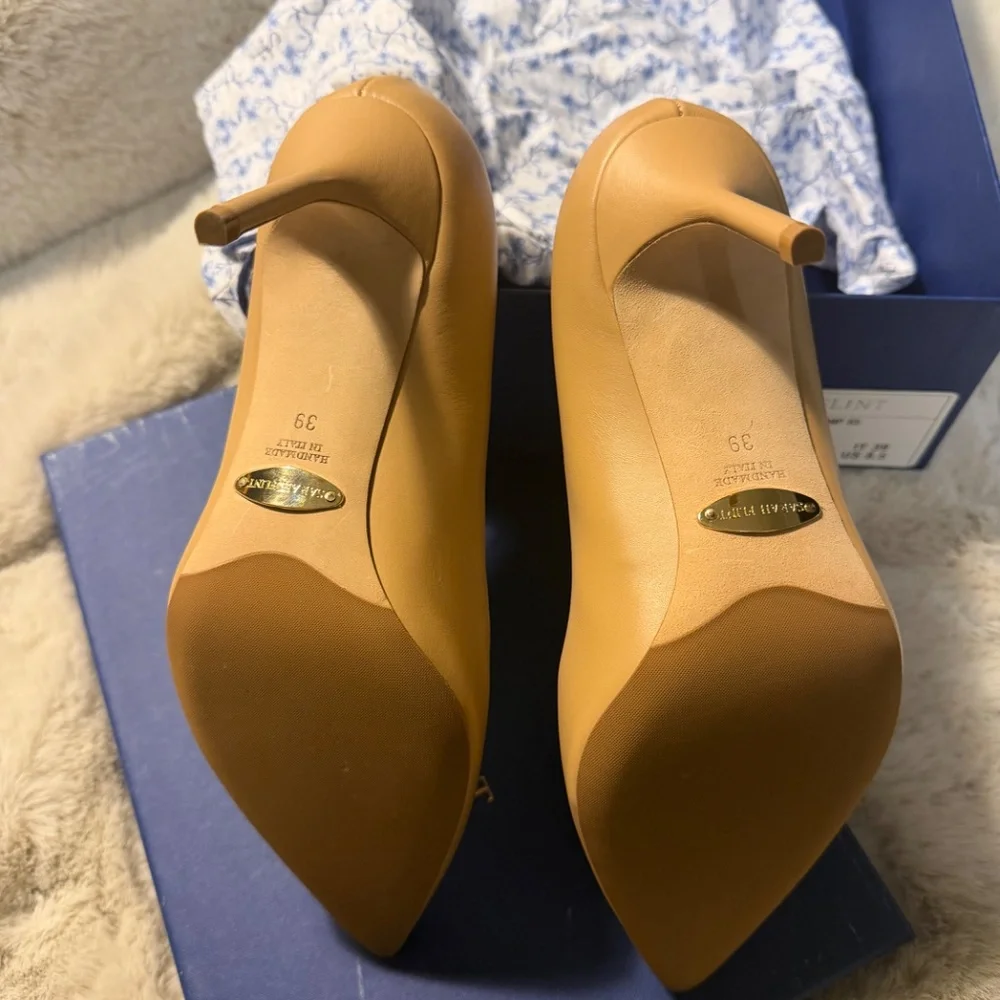 *NWB* Women’s comfortable leather high heels - Picture 4 of 5